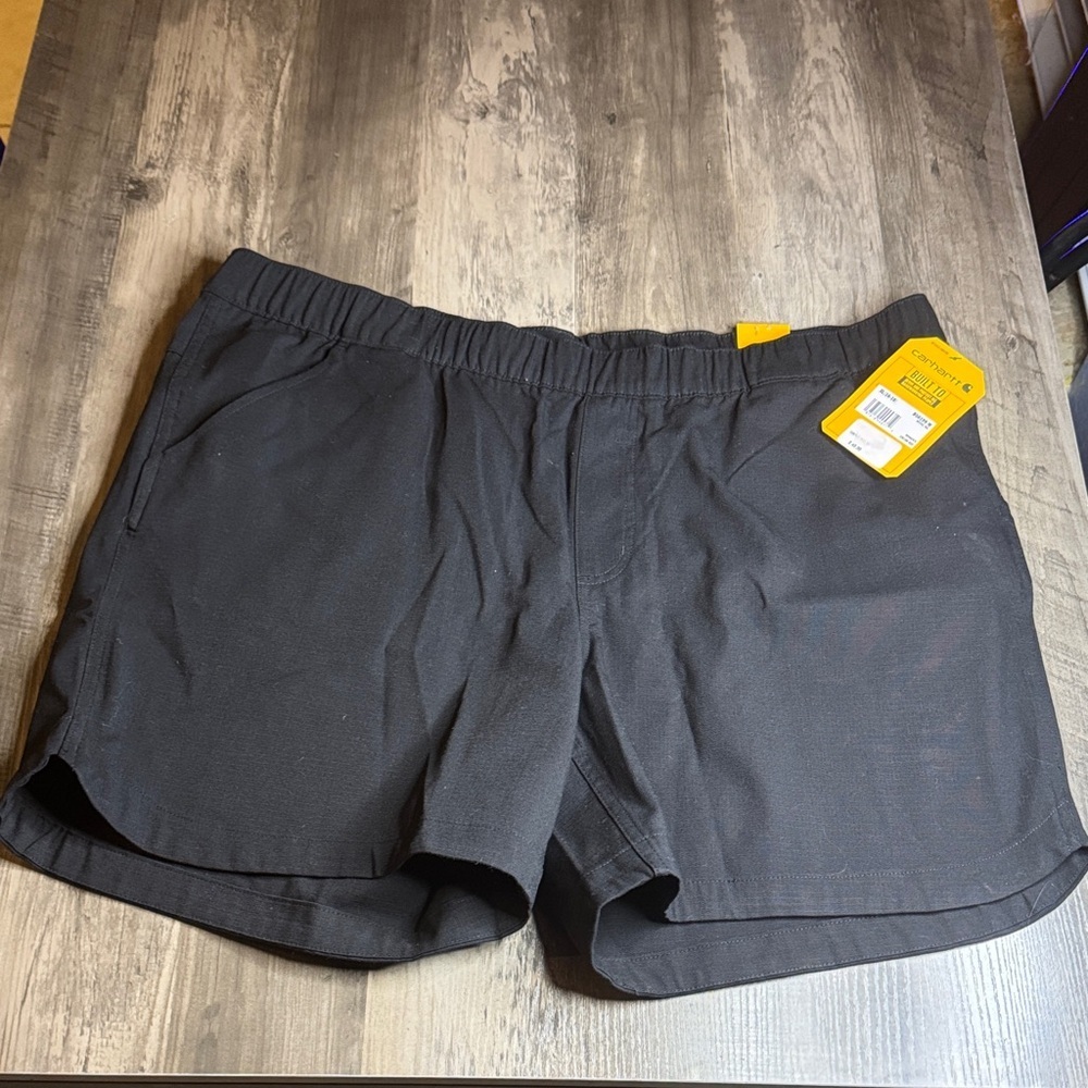 Carhartt Women's Charcoal Force Ripstop Work Shorts